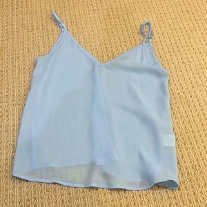 Blue girls tank top